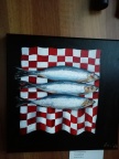 stilleven met sardines